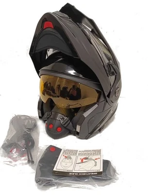 Scorpion EXO-AT960 Dual Sport Snow Helmet Gloss Black Electric Shield Size 2XL - Image 1 of 4
