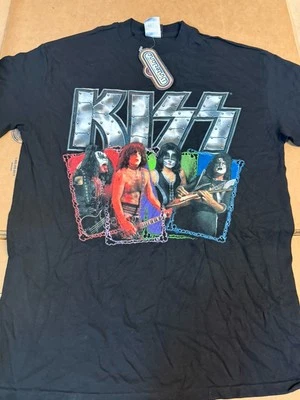 RARE VINTAGE 2004 NWT KISS Rock The Nation Double Sided Tour Shirt M  Winterland - Image 1 of 4