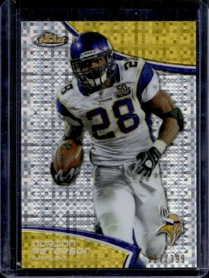 2011 Finest Adrian Peterson Xfractors #17/399 Vikings - Image 1 of 2