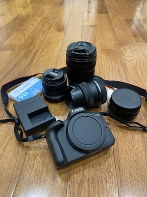 Canon EOS R50 24.2MP Mirrorless Camera Bundle + Extras - Image 1 of 4