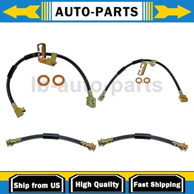 4x Manguera de freno Dorman delantera trasera para Dodge Spirit 2,2 L 1991-1992 Foto 1 de 4