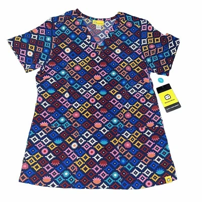 Scrubs Top WonderWink Modern fit Women Small New With Tag V Neck - Image 1 of 4