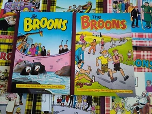The Broons Vintage Scottish Cartoon 8 Bücher Lot - Bild 1 von 5