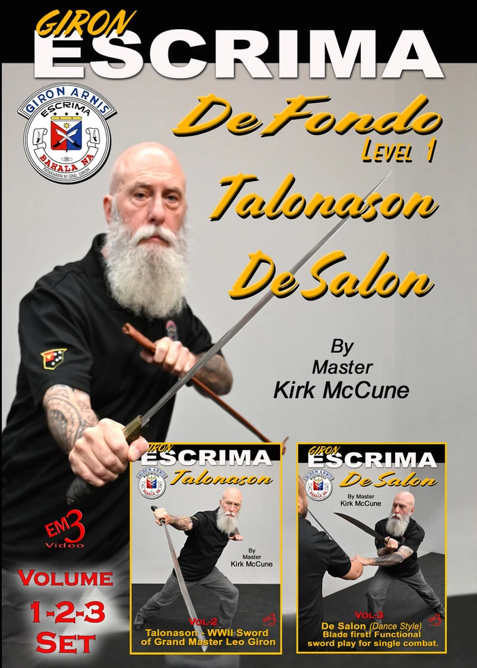 Giron Escrima - BAHALA NA - Vol-1-2-3 SET - By Master Kirk McCune Foto 1 de 1