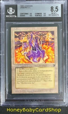 MTG Legends 1994 Urborg BGS 8.5Q+ (Baby Quad+) NM/MT+ Old School 93/94 - Image 1 of 4