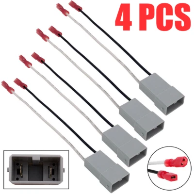 Adaptador de arnés de conector de altavoz 4X para Honda Civic DX EX Si LX GX HX RT 86-11 Foto 1 de 4