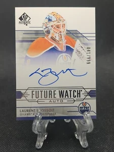 2014-15 SP Authentic Future Watch /999 Laurent Brossoit #305 Rookie Auto RC - Picture 1 of 2