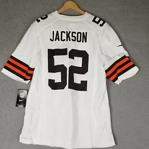 $100 Nike D'QWELL JACKSON Cleveland Browns Away Jersey Men Medium NWT - Picture 1 of 11