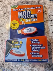 Win Cleaner One-Click PC Cleaner, Speed Boost USB, For Windows Vista, XP, 7, 8 - Picture 1 of 2