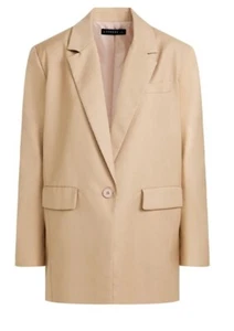 New Lioness Welcome To The Jungle Blazer Beige Size Small New With Tags - Picture 1 of 3