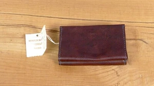Henry Cuir Moulinrouge Moro Bison Leather Wallet NWT  - Picture 1 of 6