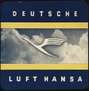 GERMANY, 1950s. Deutsche Luft Hansa -  Decal - Picture 1 of 1