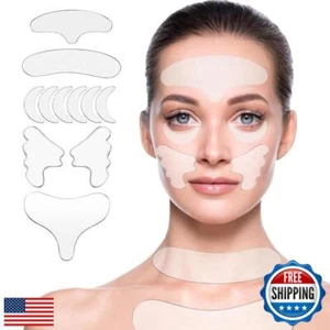 GETPUNA Wrinkle Patches Chest Wrinkles Pads 11 Pcs, Reusable Silicone Neck an - Picture 1 of 5