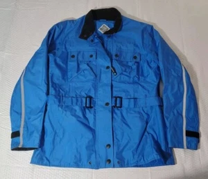 Tucano Urbano Designer Gürtel Blau Mantel Motorrad Jacke Cord Kragen Herren Large - Bild 1 von 12
