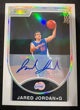 JARED JORDAN 2007-08 Bowman Chrome Refractor Rookie Card RC NBA AUTO #446/599