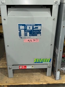 15KVA Transformer 1 ONE PHASE SINGLE 480V/240V-240/120V “AK” - Picture 1 of 2
