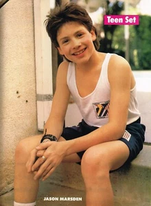 Jason Marsden - Corky Nemec - Mini poster pinup rivista adolescente 11" x 8" 1989 - Foto 1 di 2