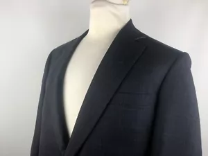 Chaqueta Blazer Deportiva Brooks Brothers Saxon 1818 Madison AZUL Lana Ventana 43R - Imagen 1 de 6