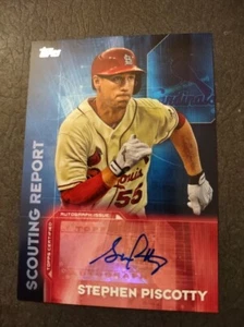 2016 Topps SRA-SP Stephen Piscotty Rookie Scouting Report Auto Autogramm - Bild 1 von 2