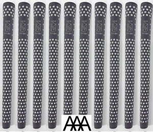 GOLF PRIDE GRIPS GRUMPEL selten grau weiß 58 gerippt MENGE 10 NEU - Bild 1 von 3