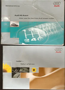 Manual de instrucciones alemán usado AUDI A6 edición 12/1997 7 cuadernos - Imagen 1 de 3