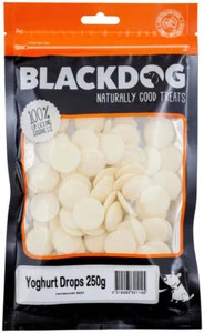 Black Dog Yoghurt Drops 250gm 1kg Canine Treat Low Salt Reward Training Pet - Picture 1 of 15