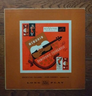 Yehudi Menuhin LALO Symphonie Espagnole Op.21 LP RCA LM1011 MONO violin DG vinyl - Image 1 of 4