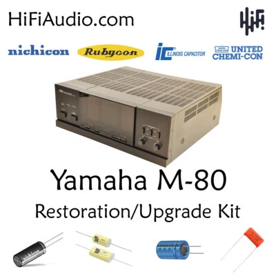 Kit de serviço de recapitulação de restauração Yamaha M80 reparo reparo capacitor reconstrução - Imagem 1 de 4