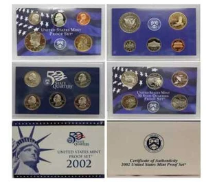 USA Münzsatz 2002 PP 10 Münzen  - Bild 1 von 1