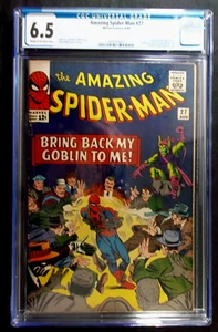 Amazing Spiderman #27 CGC 6.5 Green Goblin  vintage Marvel Comics 1965 - Picture 1 of 3