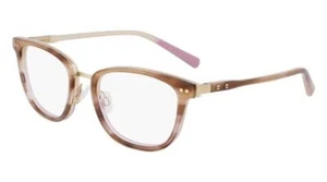 New SHINOLA by Flexon SH-27000 219 Brown & Mauve Horn Eyeglasses 52/18/140 - Picture 1 of 4