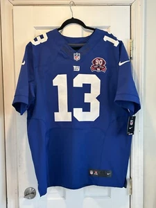 Authentic Odell Beckham Jr New York Giants 90th Nike Elite Jersey Mens Size: 48 - Picture 1 of 11