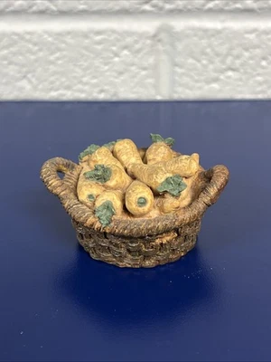 Figura rara cesta de zanahorias Boyds Investment Collectibles Foto 1 de 4