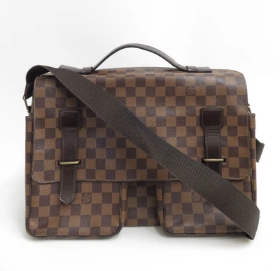 Authentic Louis Vuitton Damier Ebene Broadway Shoulder Bag Crossbody F#45804 - Image 1 of 4