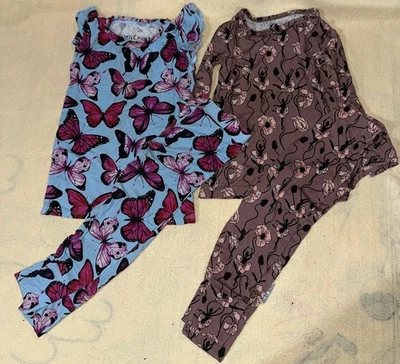 捆绑出售物品:Dream Jamms On Pointe 印花 + Little Bum Bums 蝴蝶印花 2t — 第 1/4 张图片