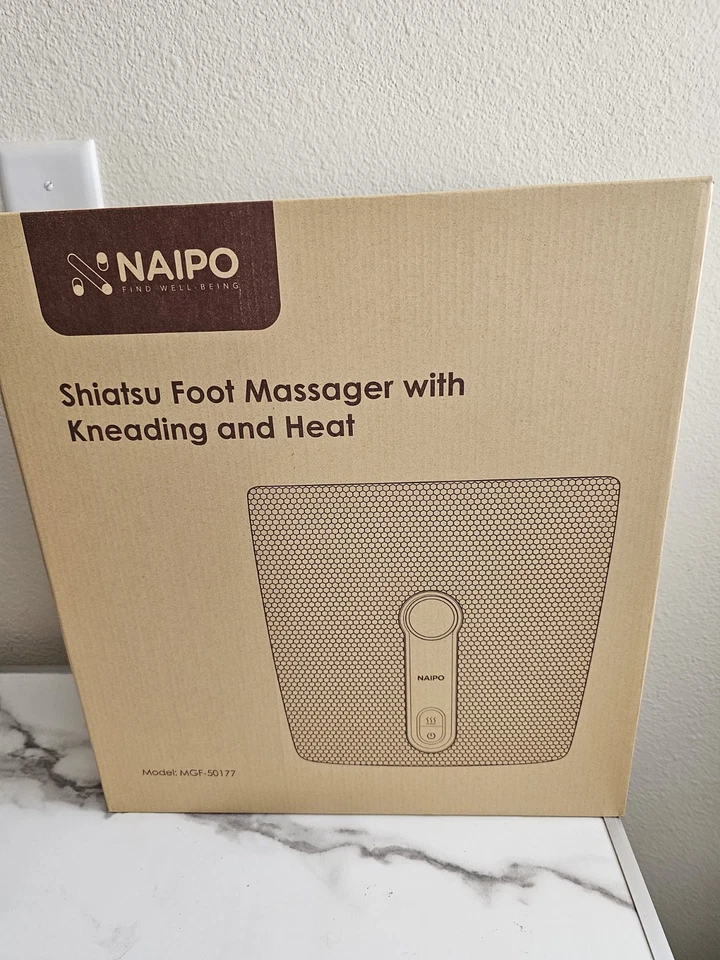 Naipo MGF-00091 Shiatsu Foot Massager with Heat Kneading Therapy