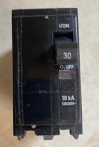 Upgraded 2 pole 30 amp circuit breaker 40v 10kaic made in China Square D Compati - Picture 1 of 6