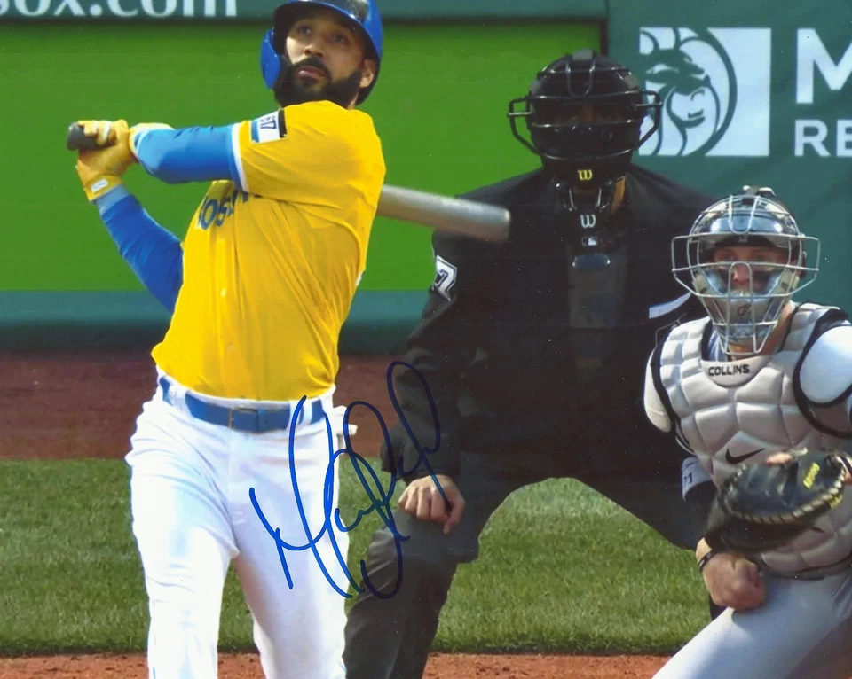 Foto firmada por Marwin González 8x10 Medias Rojas de Boston Foto 1 de 1