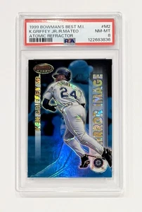 1999 Bowman's Best Ken Griffey Jr. Mateo Mirror Image Atomic Refractor #M2 PSA 8 - Bild 1 von 2