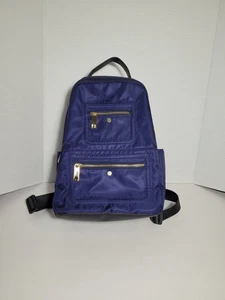 Mochila Tutilo New York Elegante Azul Nylon Borde Negro - Imagen 1 de 12