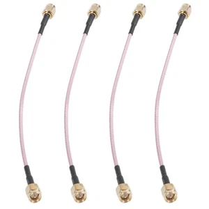 4Stck 6.5  Länge Sma-Stecker auf Sma-Stecker Pigtail-Kabel O8Z65867 - Bild 1 von 8