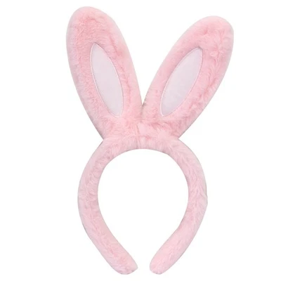  Hair Accessories for Girls Bunny Ears Headband Adult Headpiece Hoop - Image 1 of 4