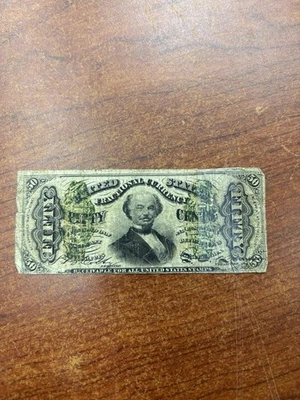 Fractional 1864 Union Currency 50c Civil War Third 3rd Issue SCARCE PMG - Image 1 of 2