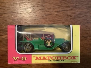 Vintage NOS Lesney Matchbox Yesteryear Y-9 1912 Simplex w/ Original Box - Picture 1 of 6