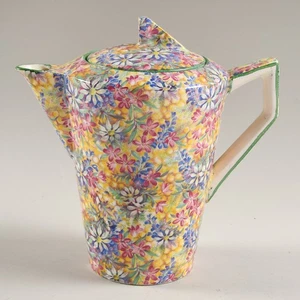 Royal Winton "Wild Flowers" Coffee Pot - Norman Shape Chintz circa 1930 - Picture 1 of 7