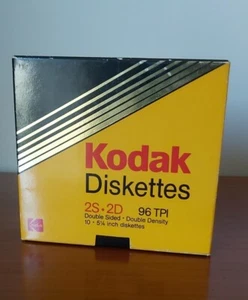 Kodak Diskettes 2S•2D 96TPI 5¼" 10 unità - Foto 1 di 4