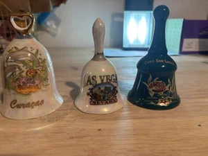 3 Souvenir Glocken Curaçao Las Vegas Cabo - funktionstüchtig - Bild 1 von 3