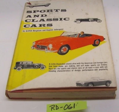 COCHES DEPORTIVOS Y CLÁSICOS de Griffith Borgenson & Eugene Jaderquist C. 1955 RD061 Foto 1 de 4
