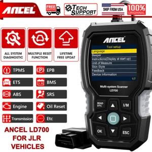 ANCEL LD700 Coche OBD2 Escáner Todos los Sistemas Herramienta de Diagnóstico Aceite TPMS ABS SRS EPB - Imagen 1 de 14