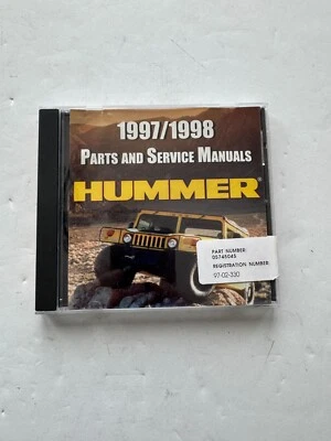 Vintage 1997/1998 Hummer Parts & Service Manuals - Image 1 of 4